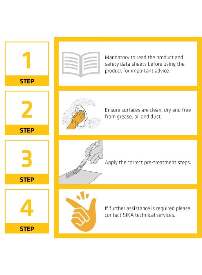 SIKA - Exterior Sealant And Direct Glazing Adhesive For Bonding Organic Glass In Marine Applications - Sikaflex-295 UV Black - PU - 300ml Cartridge - Image 5